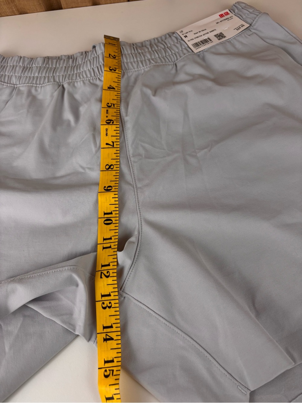 uniqlo Men stretch active shorts Light Gray Athletic Shorts - Picture 14 of 17